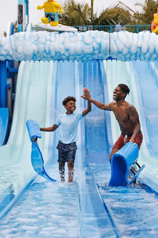 Family riding Riptide Racer