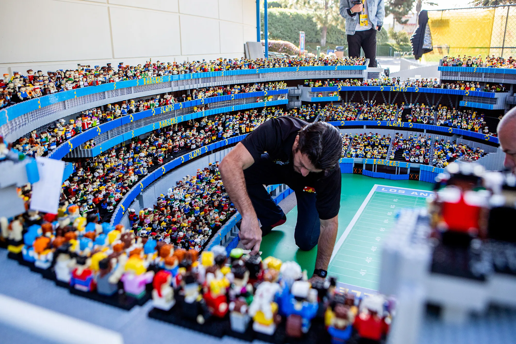Master Model Builder in LEGO Sofi Stadium