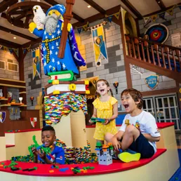 Kids rule the LEGOLAND Castle' Hotel's interactive play area