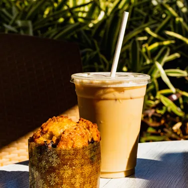 Ice Coffee & Muffin at The Market LEGOLAND California