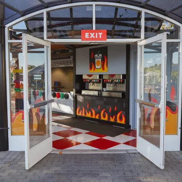 Burger Kitchen Exit