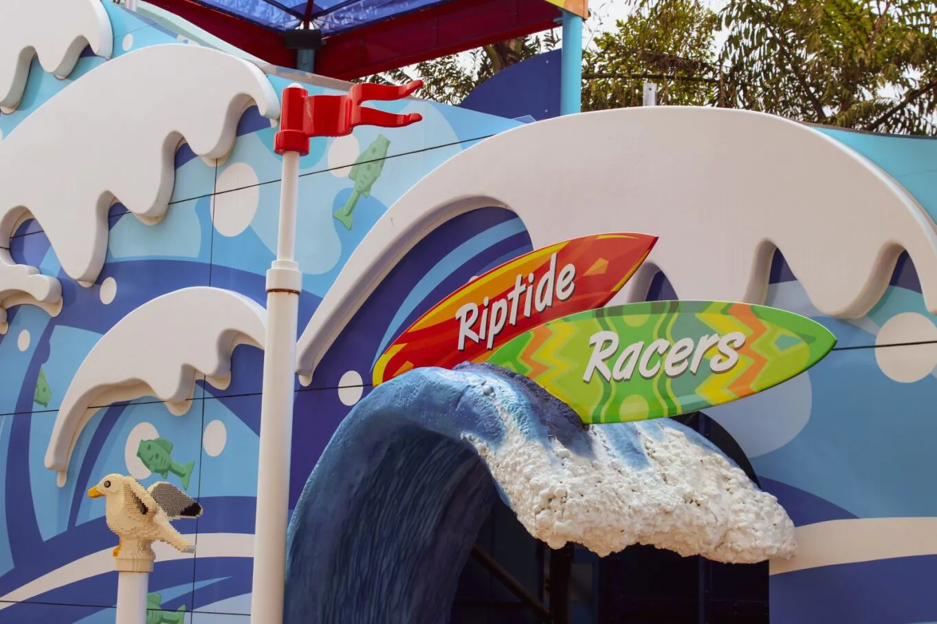 Riptide Racers Ride Sign