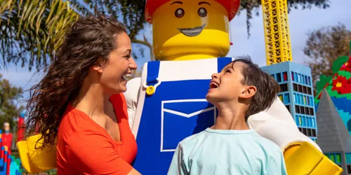 Family Enjoying Legoland 1X1