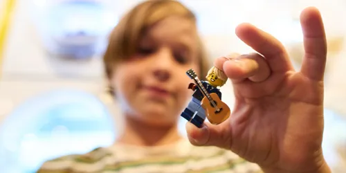 Boy With Minifigure