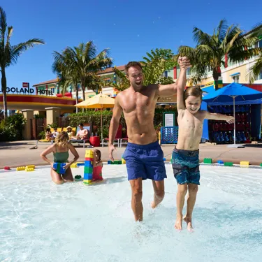 Family at LEGOLAND Hotel Pool