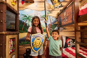Kids sleeping area in every room