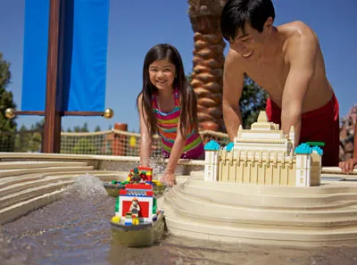 Parent and Kid at Eglors Build-a-Boat