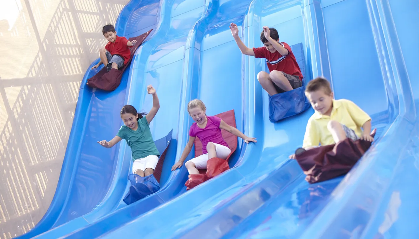 Kids riding Dune Raider